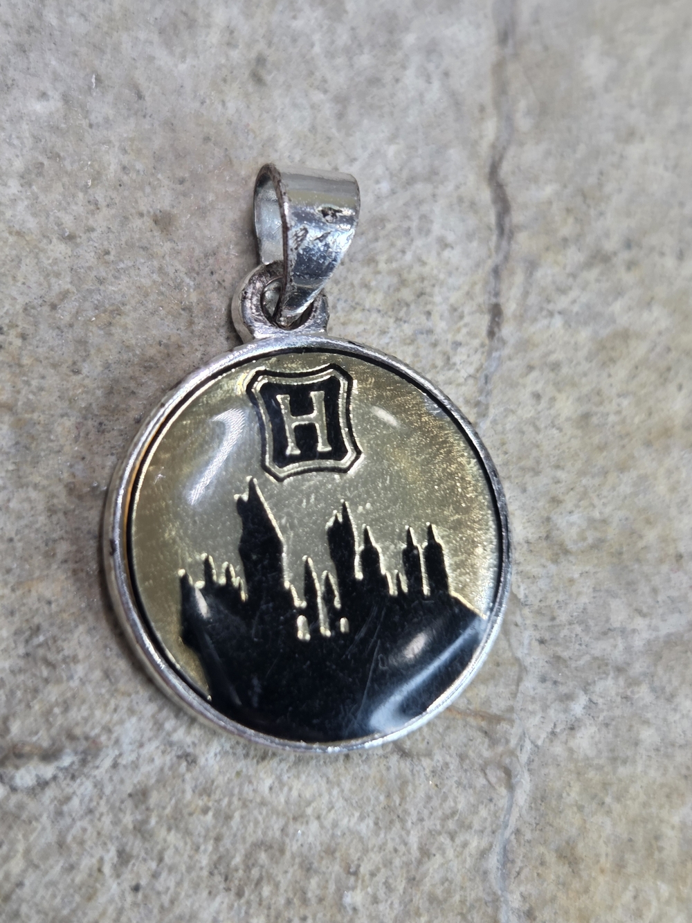 Harry potter hogsworth castle Silver Plated Pendant Charm